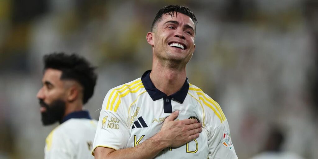 Cristiano Ronaldo after winning first SPL title with Al Nassr