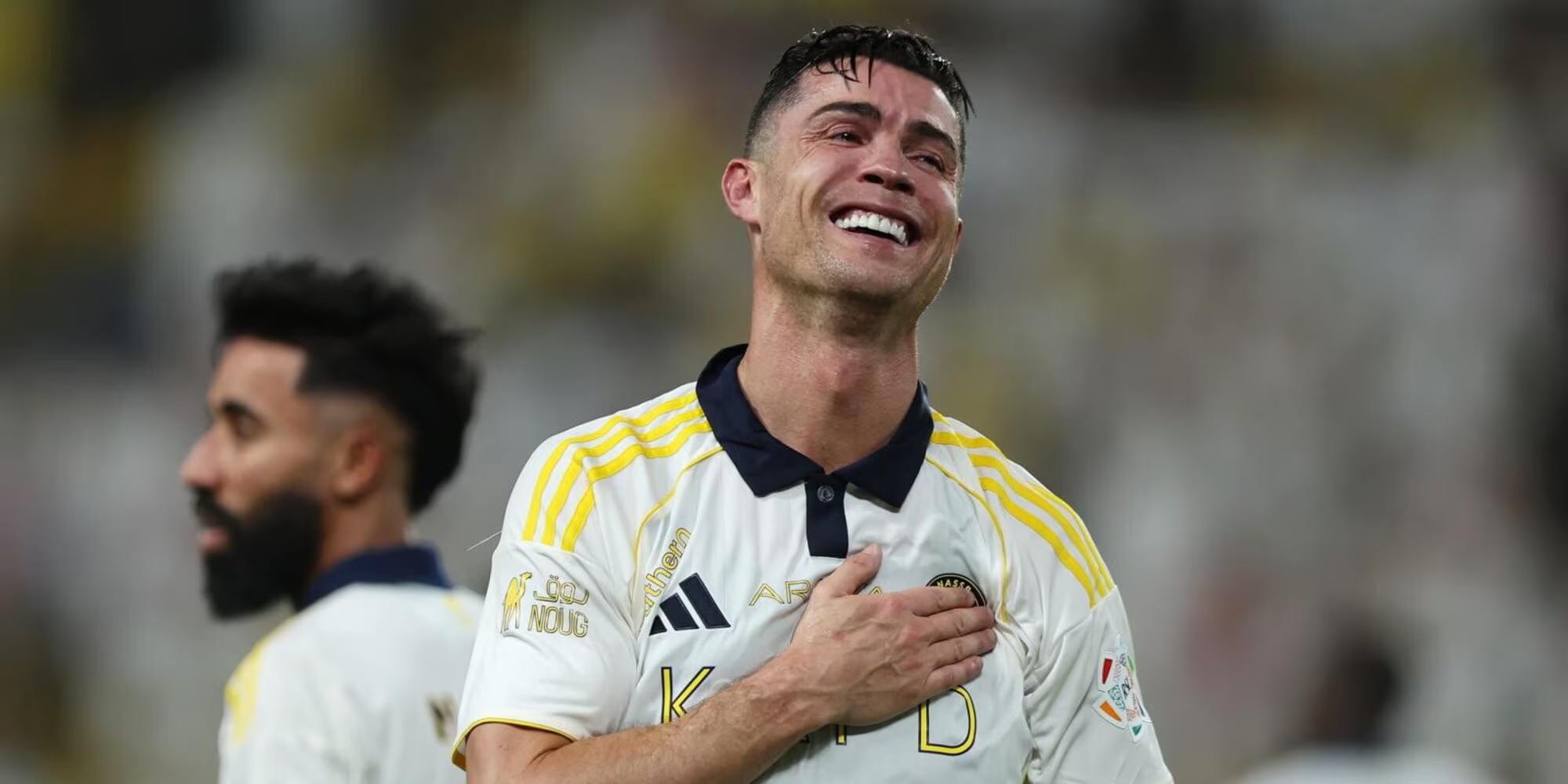 Cristiano Ronaldo after winning first SPL title with Al Nassr