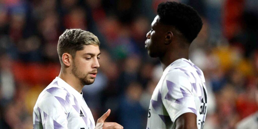 Federico Valverde and Aurelien Tchouameni