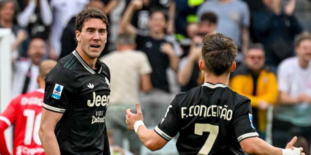 Dusan Vlahovic and Francisco Conceicao