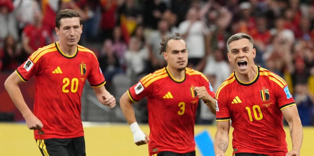 Leandro Trossard has just scored against New Zealand