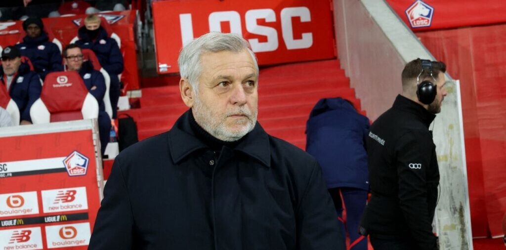 Former Lille head coach Bruno Genesio