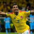 Daniel Munoz celebrates after scoring against DR Congo
