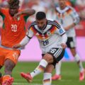 Deniz Undav shoots at Cote d'Ivoire goal