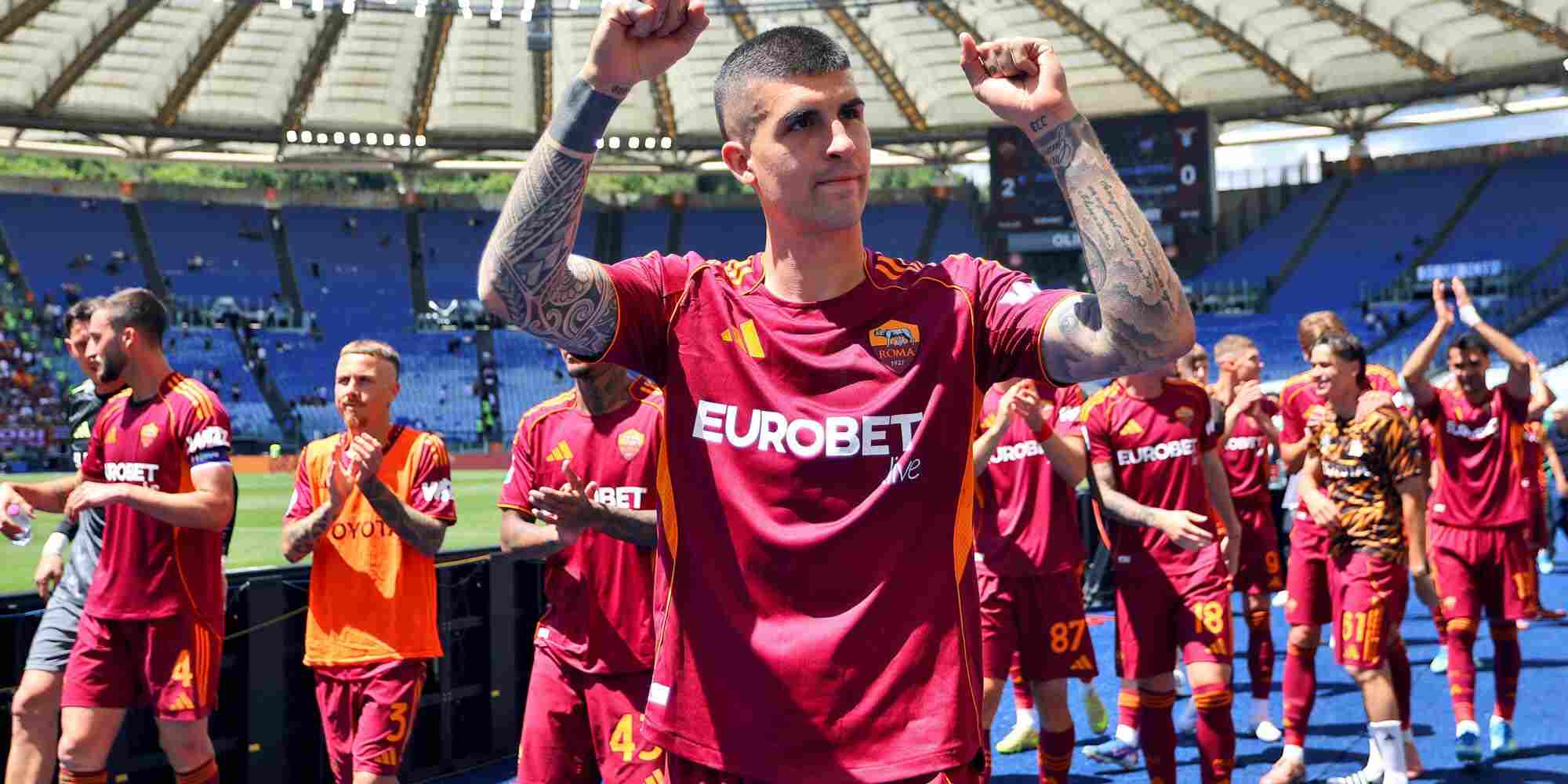 Roma defender Gianluca Mancini