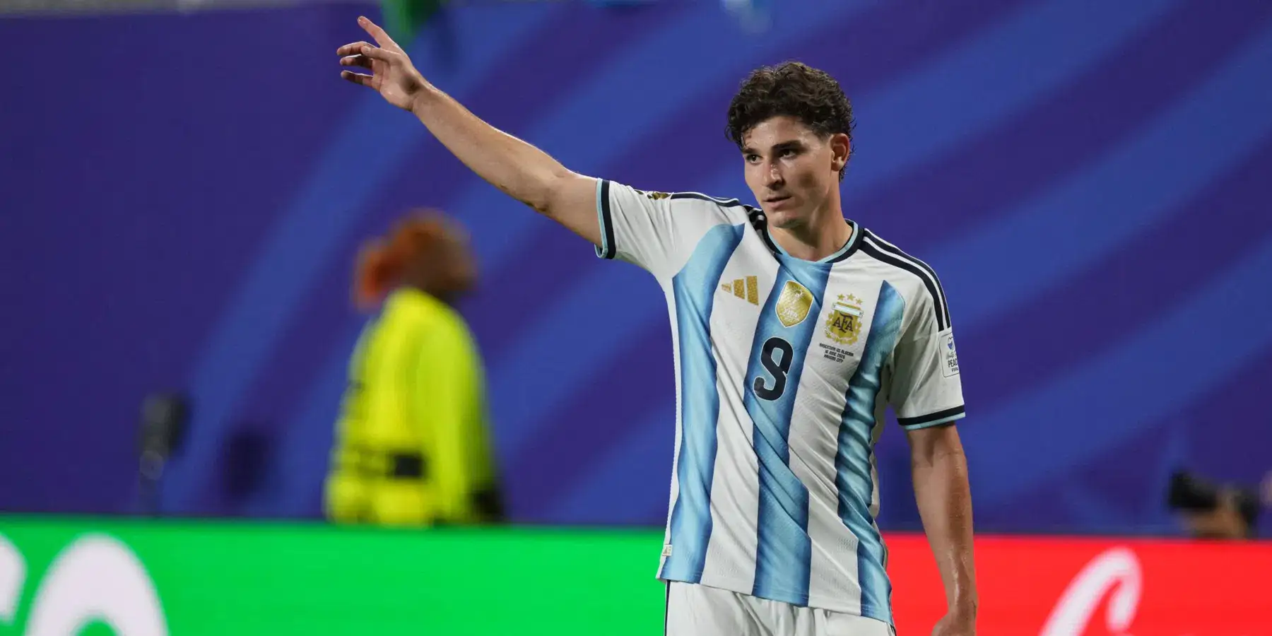 Argentina forward Julian Alvarez