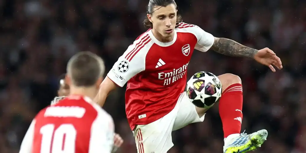 Arsenal defender Riccardo Calafiori