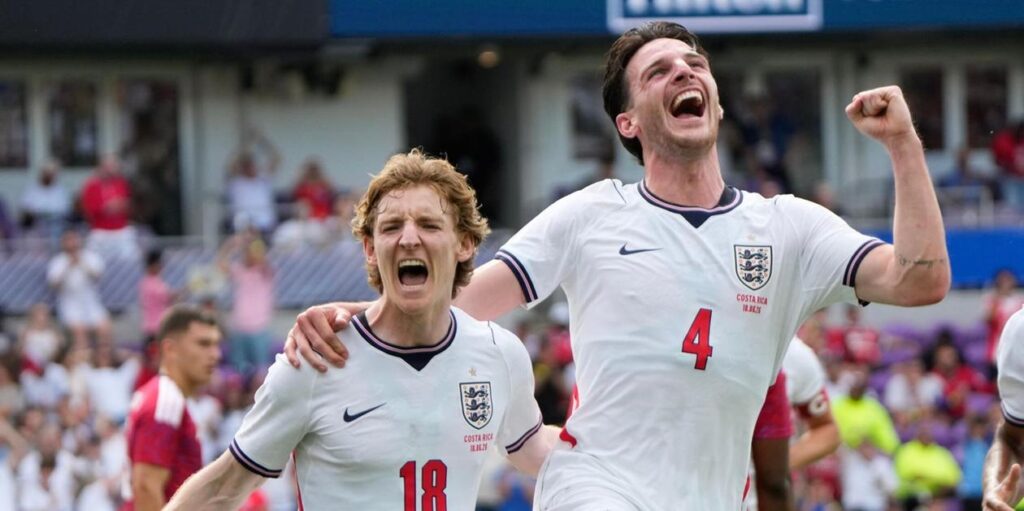 Declan Rice and Anthony Gordon