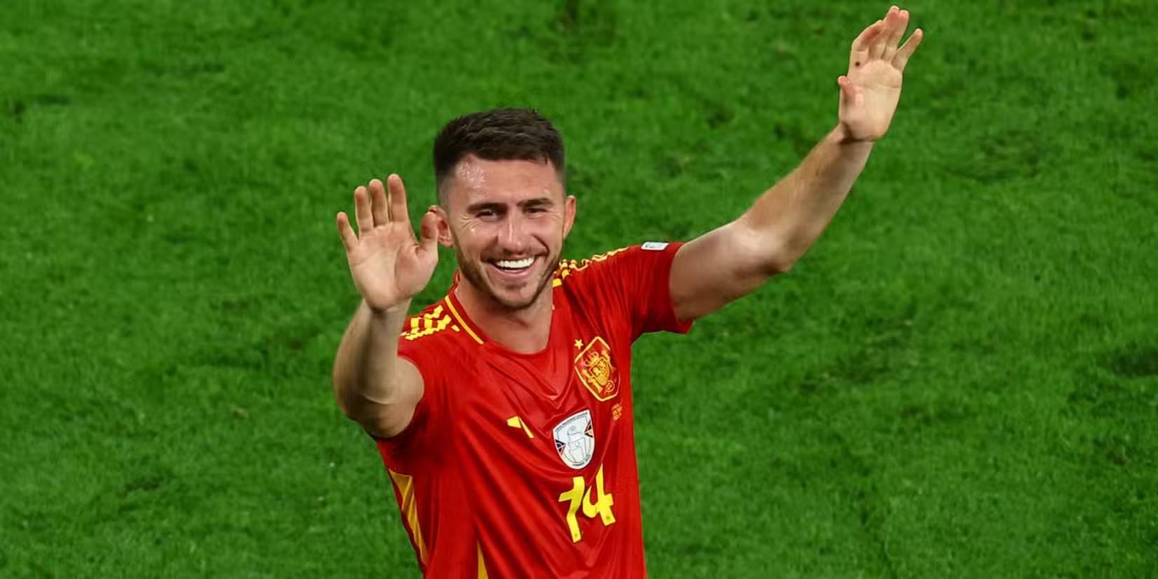 Spain's World Cup winning defender Aymeric Laporte