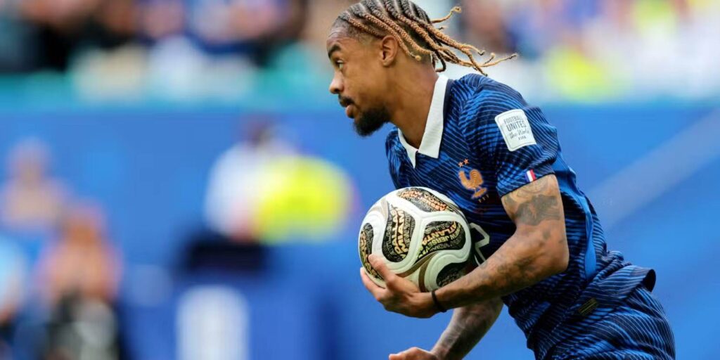 PSG and France winger Bradley Barcola