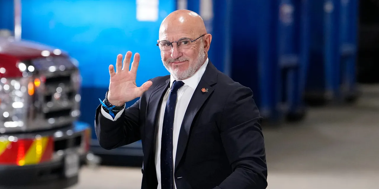 Spain head coach Luis de la Fuente