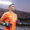 Argentina and Aston Villa goalkeeper Emiliano Martinez