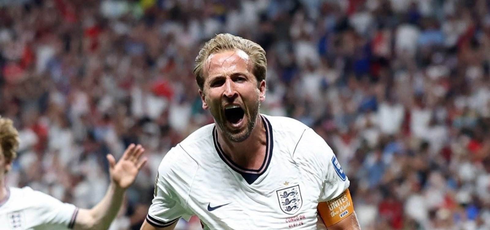 Harry Kane has just scored against DR Congo