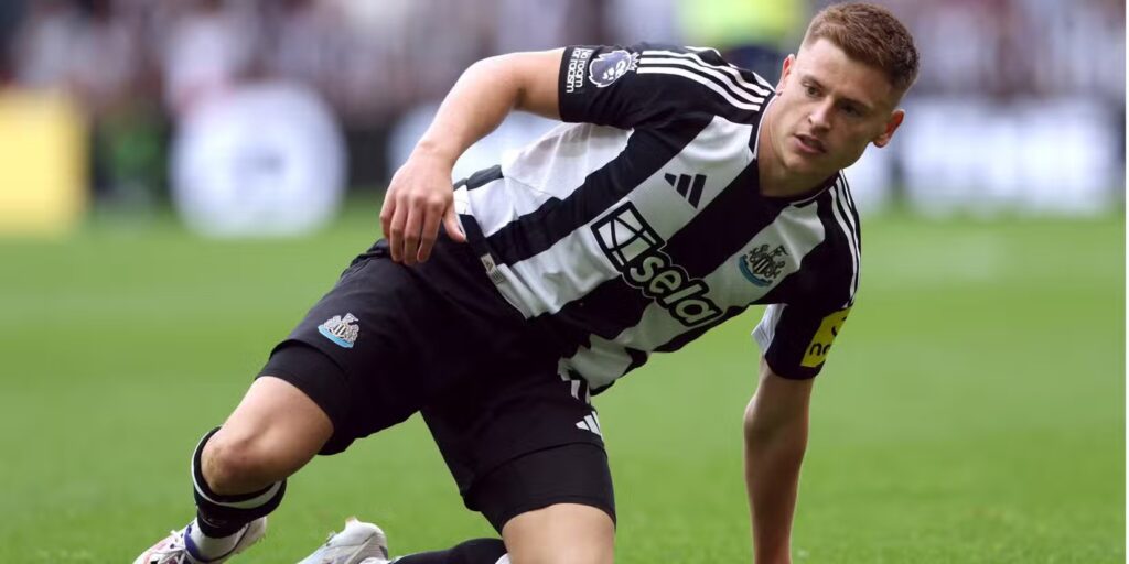 Newcastle winger Harvey Barnes