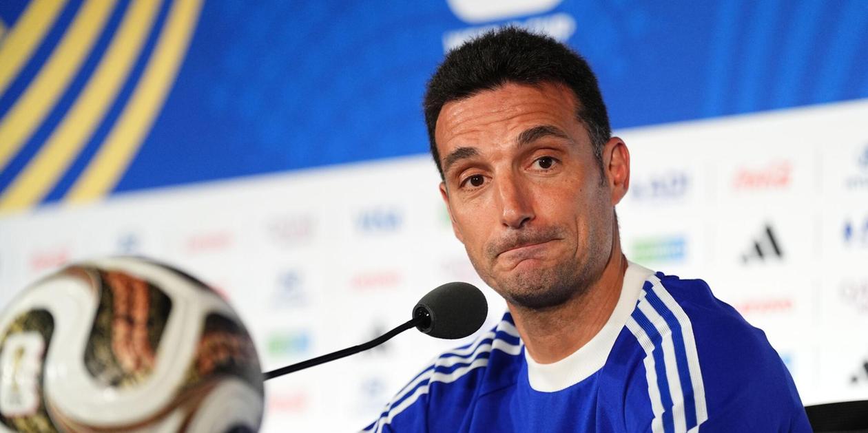 Argentina head coach Lionel Scaloni