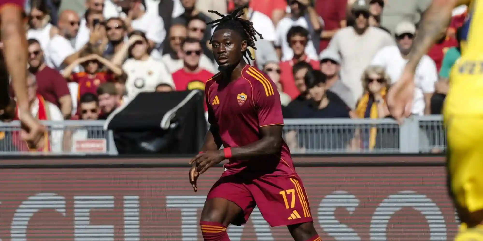 Roma midfielder Manu Kone