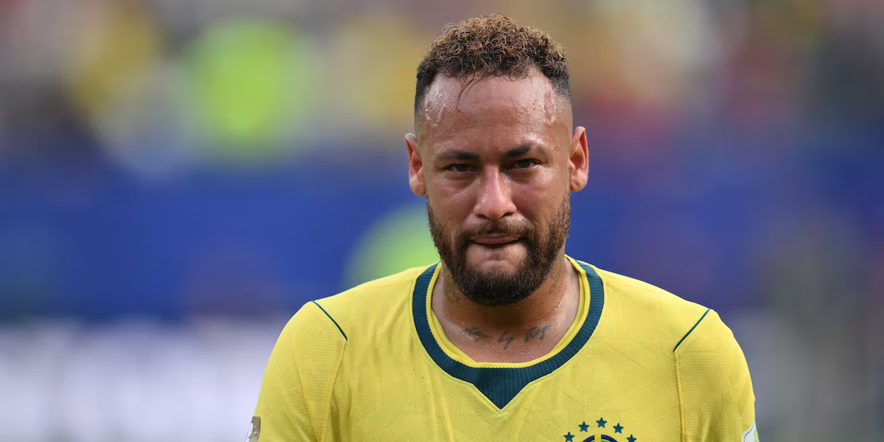 Neymar in tears after Brazil's loss to Norway