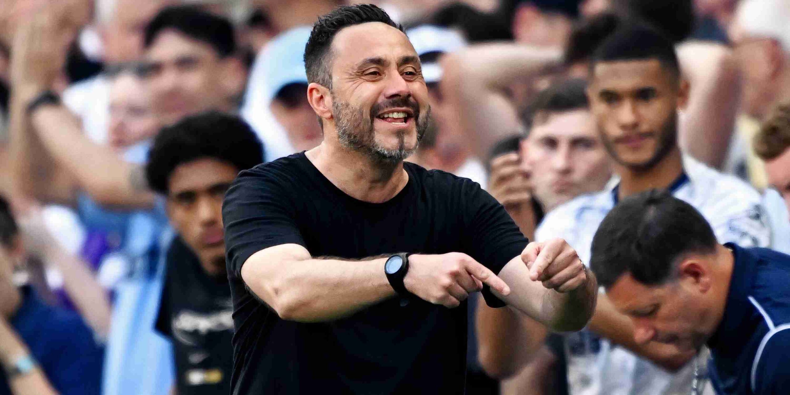 Tottenham manager Roberto De Zebri