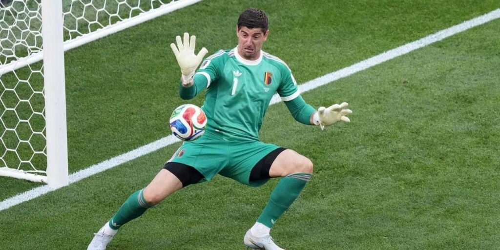 Belgium goalkeeper Thibaut Courtois