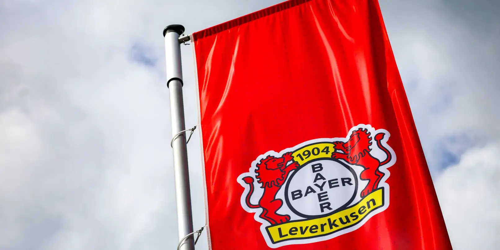 Flag with Bayer Leverkusen logo