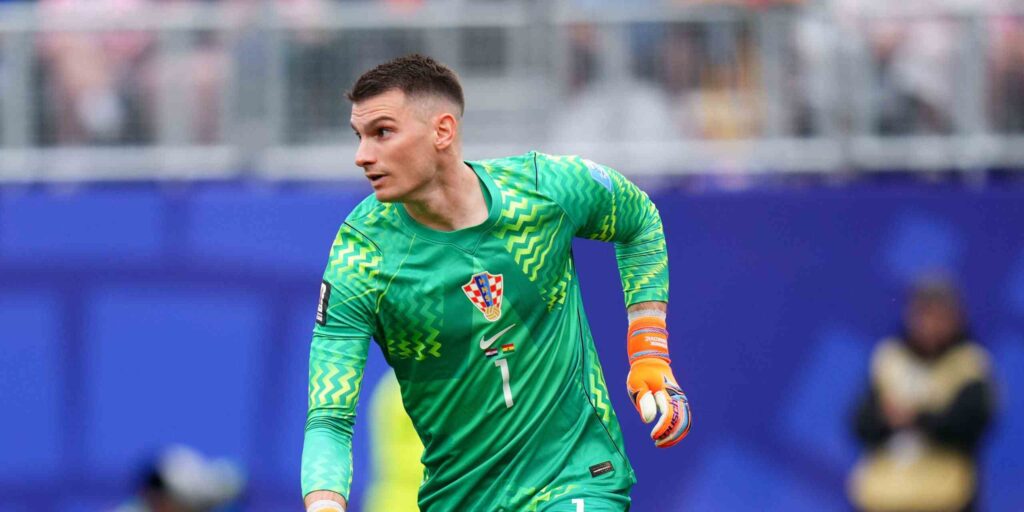 Barcelona's new signing Dominik Livakovic