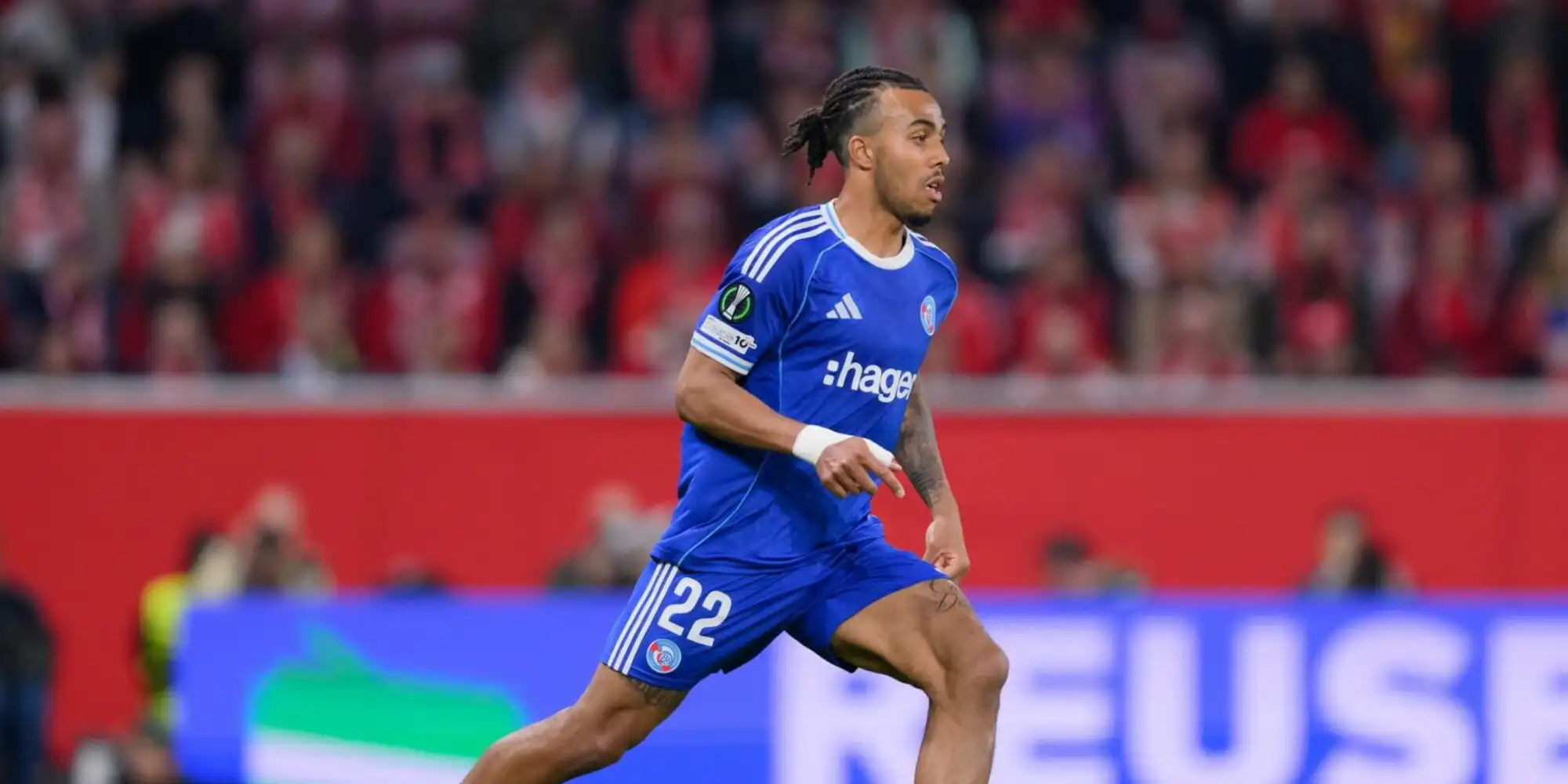 Former Strasbourg left-back Guela Doue