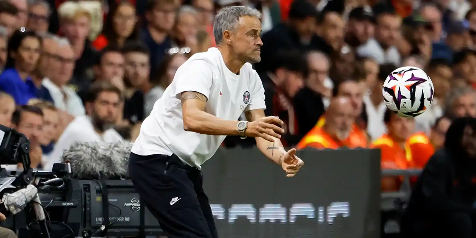 PSG head coach Luis Enrique