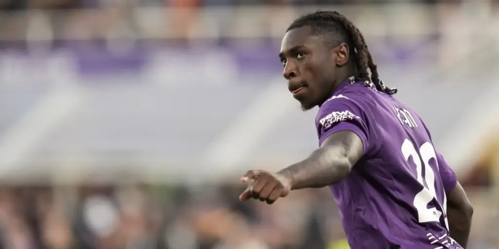 Fiorentina striker Moise Kean