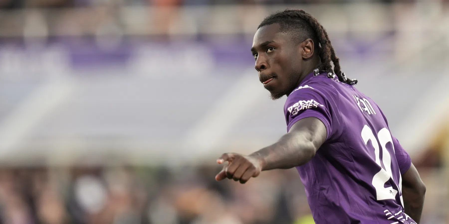 Fiorentina striker Moise Kean
