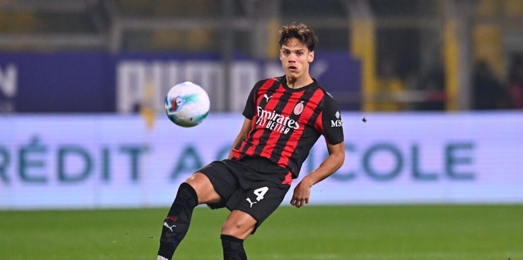 Milan midfielder Samuele Ricci