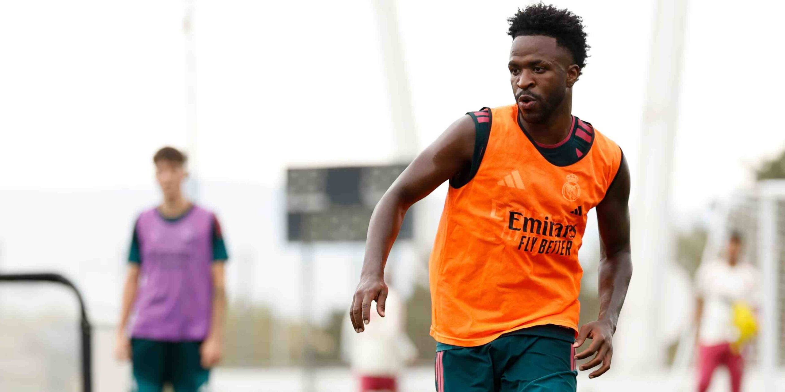 Vinicius Junior in Real Madrid training