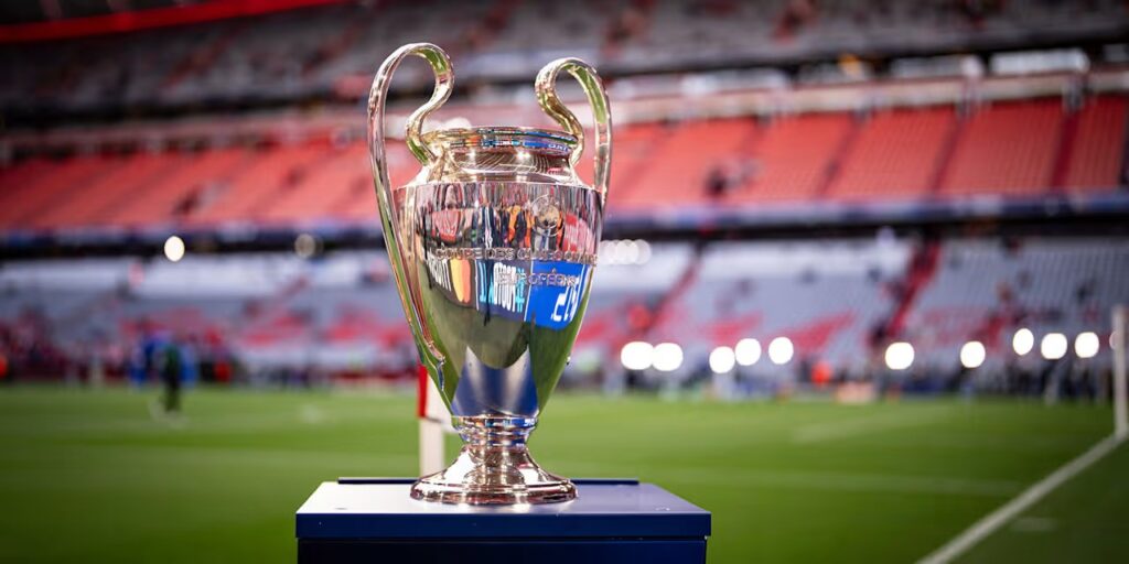 The Champions League trophy