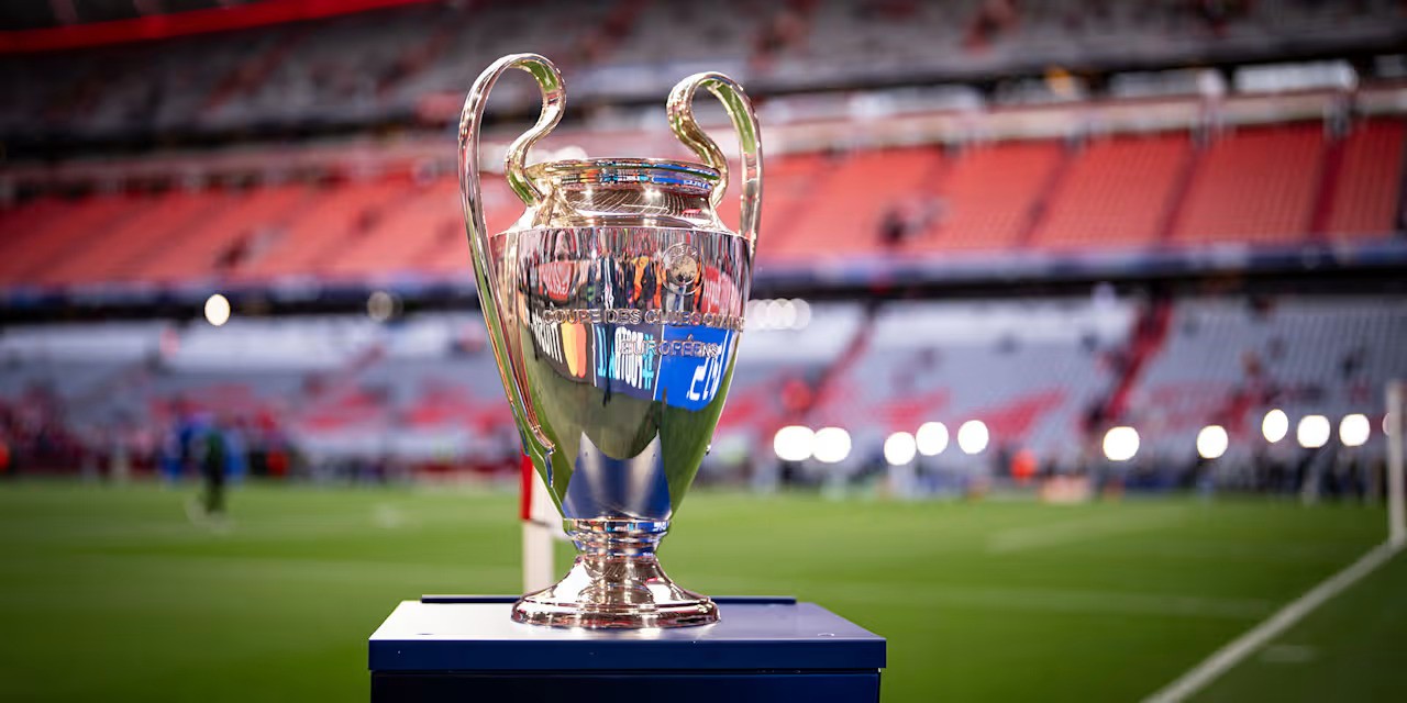 The Champions League trophy
