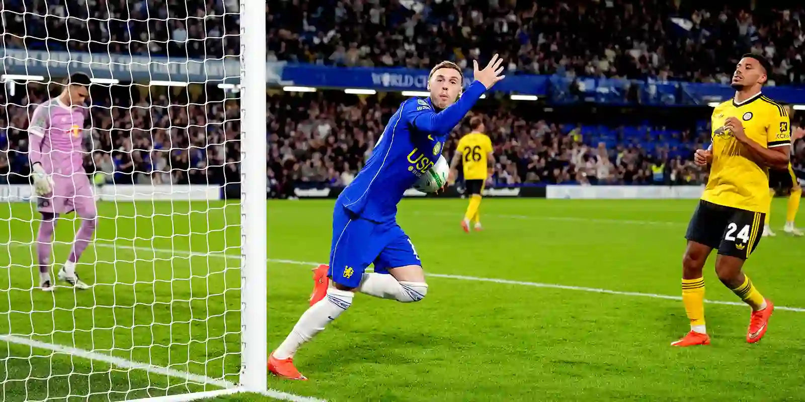 Cole Palmer has just scored against Leeds in the Carabao Cup