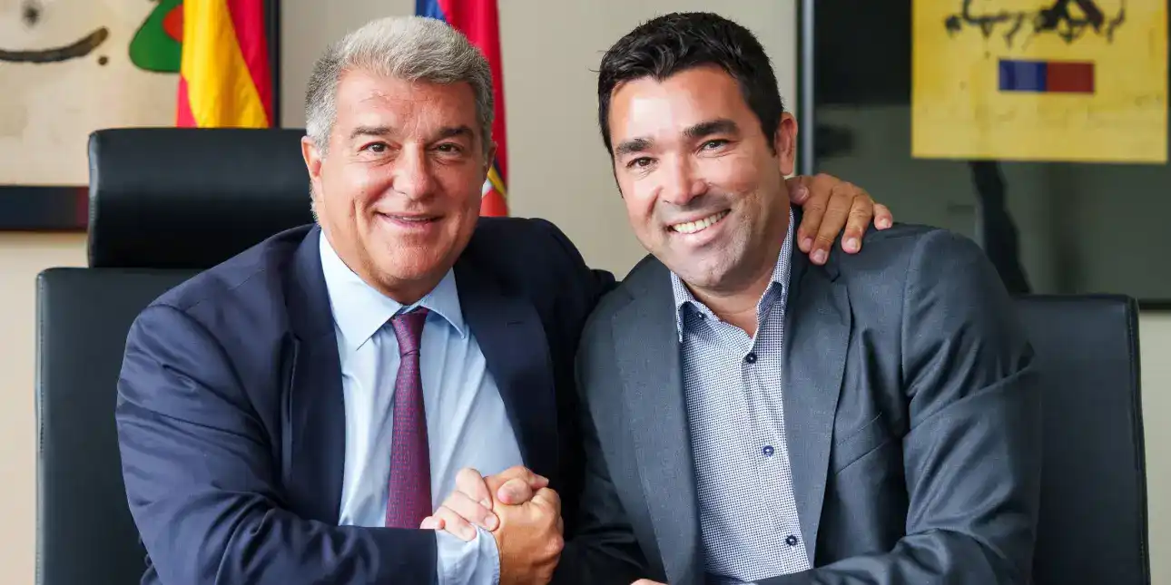 Joan Laporta and Deco