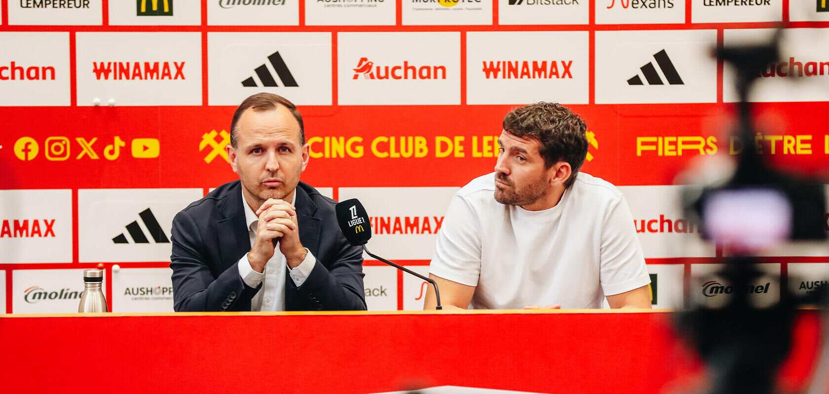 Press conference of RC Lens