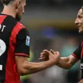 Adrien Rabout and Luka Modric shaking hands