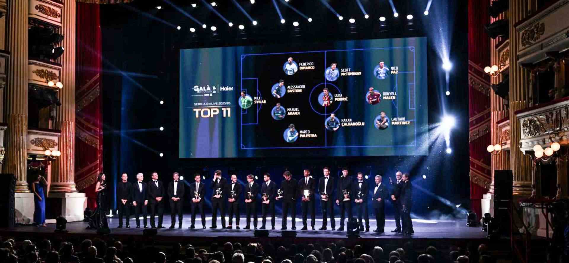 Serie A team of the season gathered at gala event
