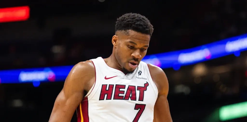 Giannis Antetokounmpo in his Miami Heat debut