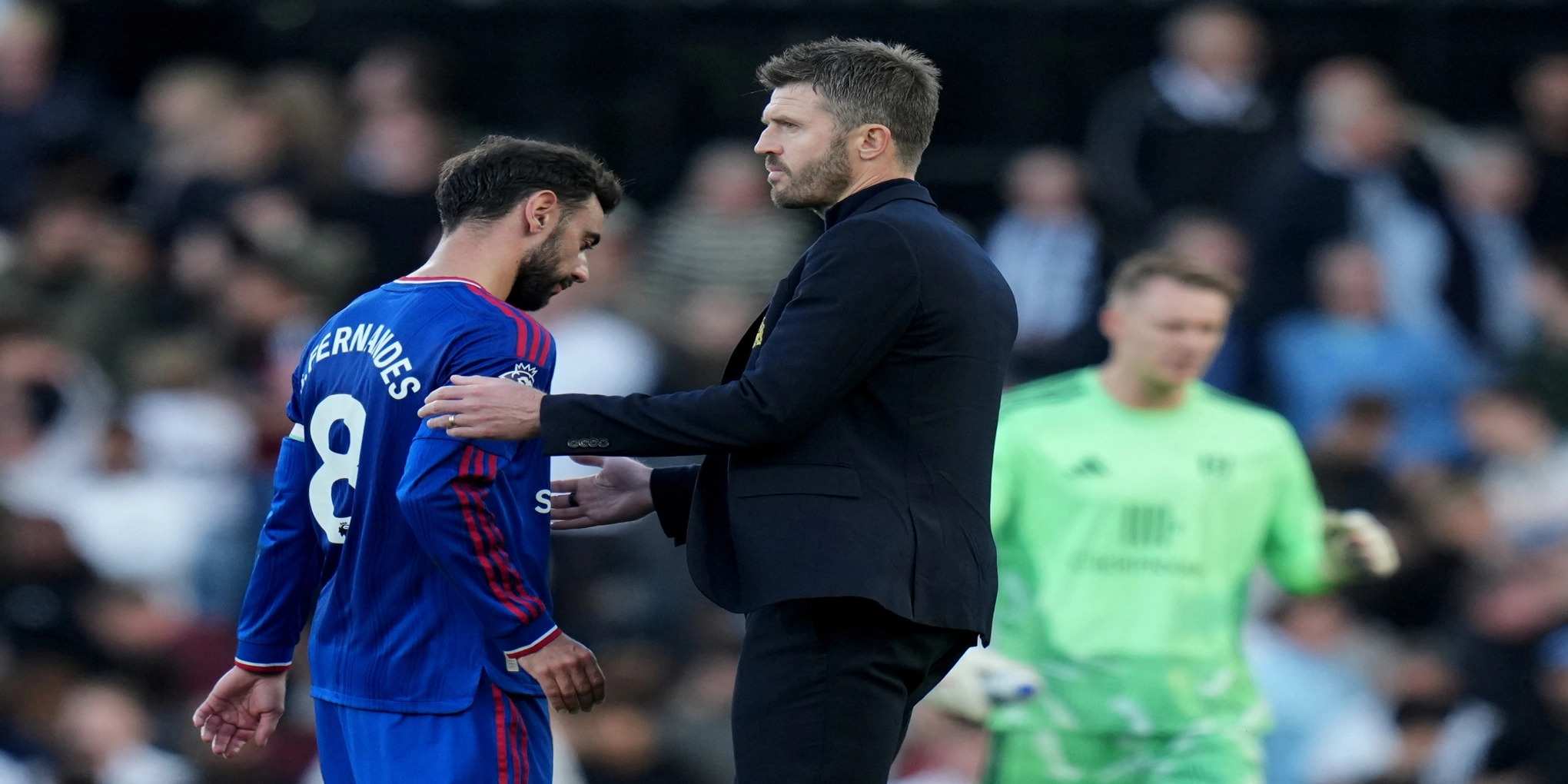 Bruno Fernandes and Michael Carrick