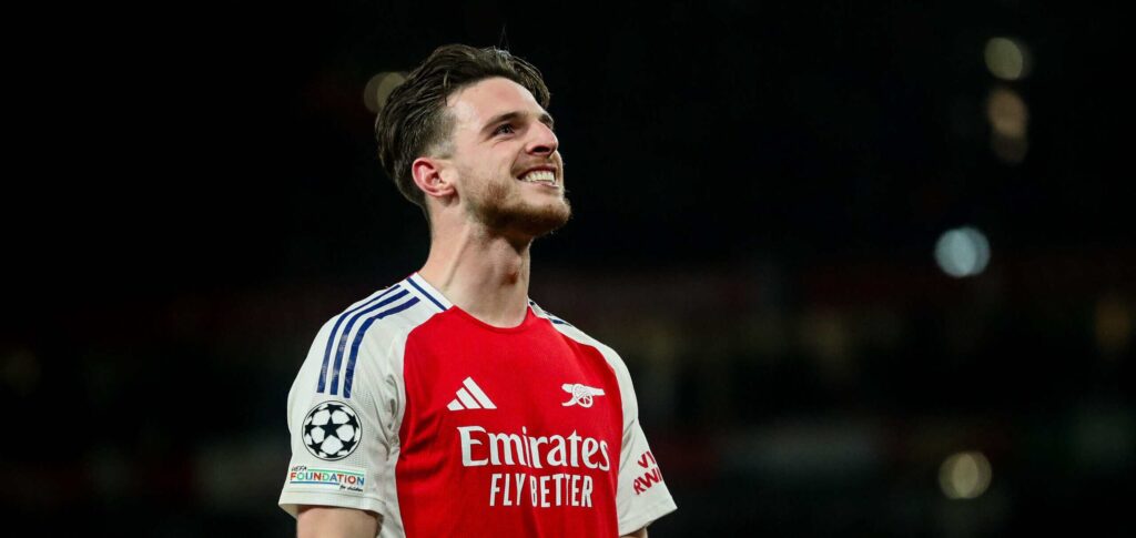 Arsenal midfielder Declan Rice