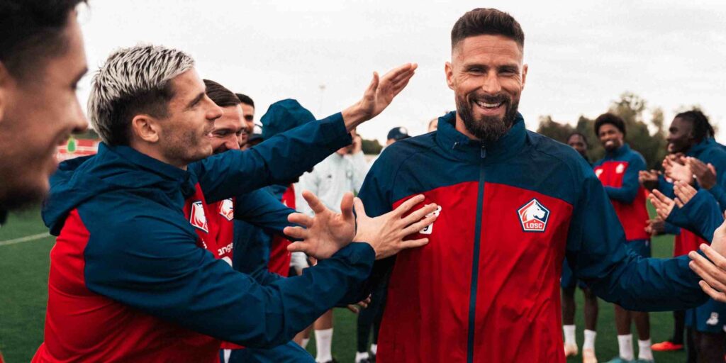 Lille striker Olivier Giroud