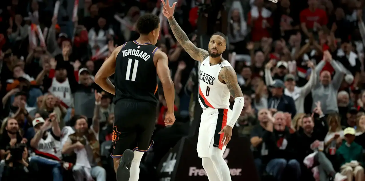 Damian Lillard in his Portland Trail Blazers return