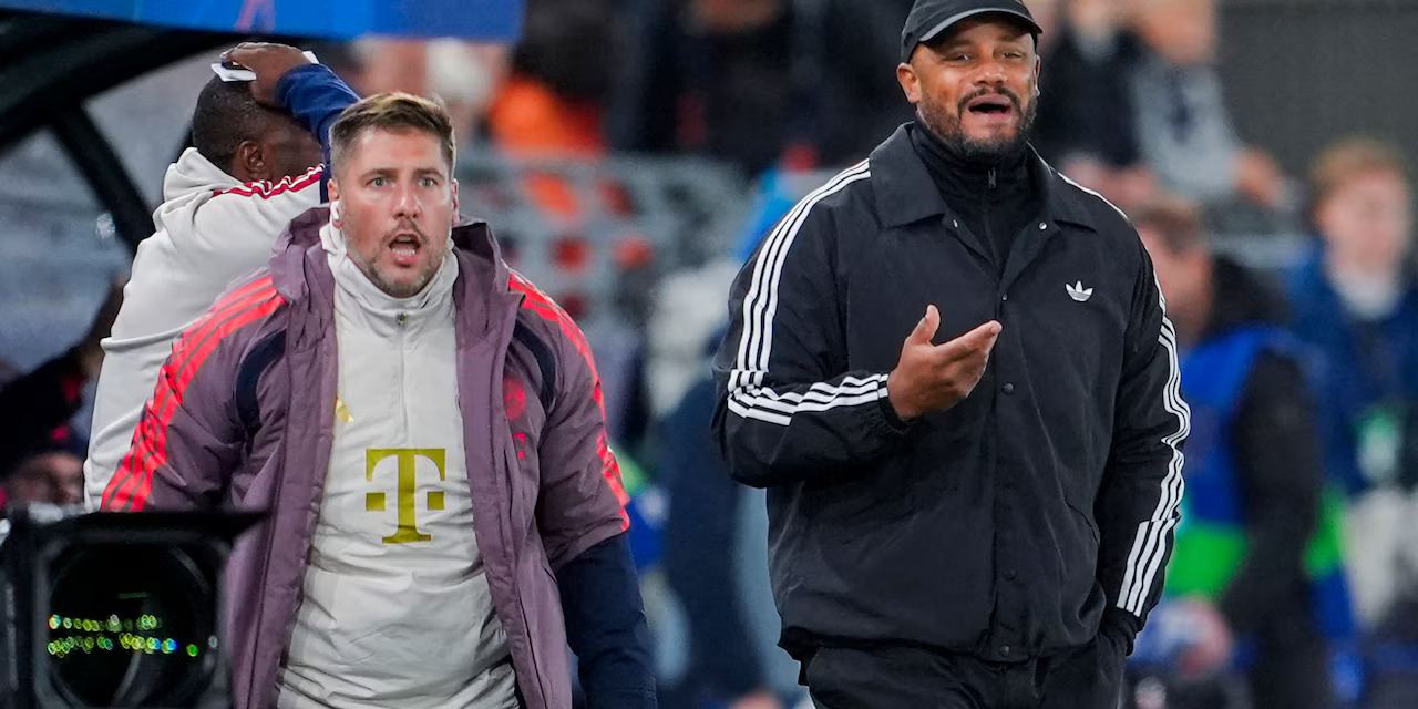 Bayern Munich head coach Vincent Kompany